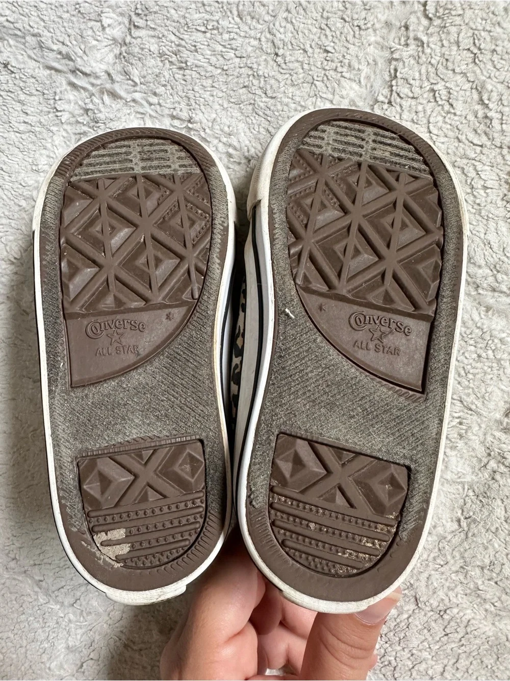 Converse All Star | Velcro Strap Cheetah Print Sneakers | Size 9